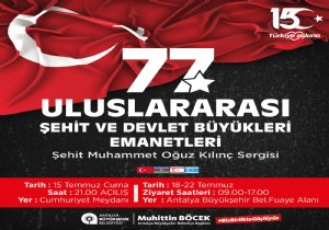 Şehit Muhammet Oğuz Kılınç Sergisi 15 Temmuz’da açılıyor